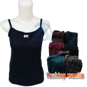 3pcs Tanktop Wanita Tanktop tali kecil tangtop Dewasa
