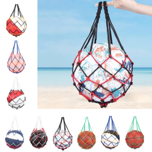 Football Net Bag Nylon Mesh Ball Bags Basketball Storage Bag Mesh Single Player Net Bags Volleyball Mesh Bag for Outdoor