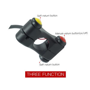 12v motorcycle aluminum alloy handlebar switch headlamp turn signal lamp fog lamp horn button