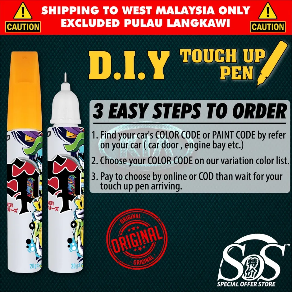 Touch Up Pen KIA Forte Cerato K3 GEN Original Stock Color 🎨 Pen - Main Image