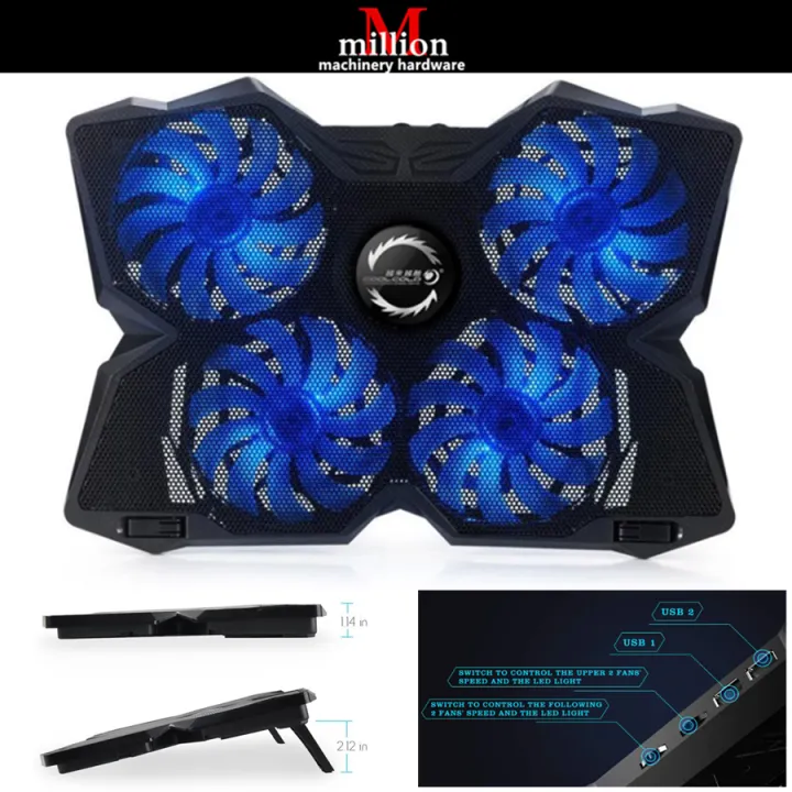 millionhardware - Cool Cold Laptop Cooler Laptop Cooling Pad Notebook ...