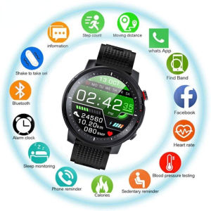 Smart Watch Men 1.3 Inch Full Fit Circular Retina Display IP68 Waterproof Sports Fitness Smart Watch for Xiaomi