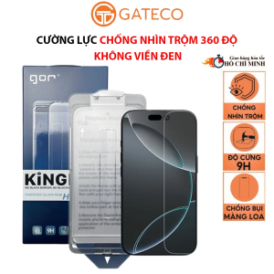 Kính Cường Lực KINGBON Privacy 360° Chống Nhìn Trộm Không Viền Tự Dán Cho iPhone 13 13 Pro 13 Pro Max 14 14 Plus 14 Pro 14 Pro Max 15 15 Plus 15 Pro 15 Pro Max 16 16 Plus 16 Pro 16 Pro Max 17 Air 17 Pro 17 Pro Max