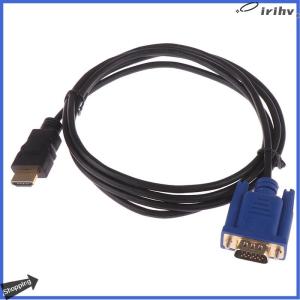 【jianzhanqinl】 1 Piece For HDTV HD LCD 1 1.5 3 5M 1080P HDMI-compatible To VGA Male Cable Adapter Lead For Connecting Computer TV Projectors FC