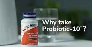 Now Food Probiotic-10 + Viên uống hỗ trợ sức khỏe tiêu hóa bổ sung lợi khuẩn cần thiết cho cơ thể - Phù hợp cho người thường xuyên đầy hơi khó tiêu táo bón sử dụng kháng sinh kéo dài hoặc muốn bổ sung lợi khuẩn hằng ngày để duy trì sức khỏe đường ruộ