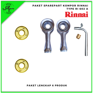 PAKET SPAREPART KOMPOR RINNAI TYPE RI 602 A RI 522 A RI 712 A TATAKAN TUNGKU API LILIN & KNOP
