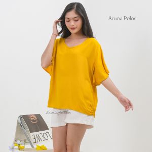 Atasan Aruna POLOS Bahan Rayo Premium Termurah Kekinian