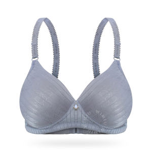 Wimiu BH Wanita Bra Wanita Busa Tipis Beha Tanpa Kawat Katun Cup B Kait 3 100115