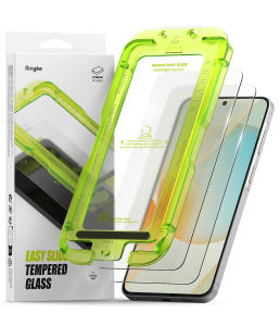 RINGKE® EASY SLIDE TEMPERED GLASS (2-Pack) Zero Risk Failure Samsung Galaxy A57 Full Coverage Tempered Glass Screen Prot