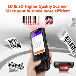 Android 13 PDA 4G+64G Qualcomm Processor CPU 1D 2D Barcode Scanner Reader NFC IP67 Rugged Data Collector Terminal PDA GZQIANJI