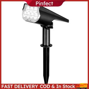 Solar Spot Lights Outdoor Waterproof Solar Landscape Lights 7 LED Solar Garden Lights for Garden Decor Yard Pathway Patio