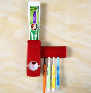 ที่บีบยาสีฟัน ที่บีบยาสีฟันอัตโนมัติ ที่กดยาสีฟัน ที่กดยาสีฟันอัตโนมัติ เครื่องบีบยาสีฟัน ที่เก็บแปรงสีฟัน ส่งฟรีใช้ร่วมกับคูปอง