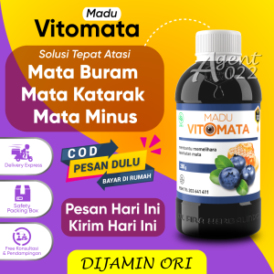 Bisa COD Vitomata Madu Herbal Obat Mata Minus Buram Berair dan Katarak Ampuh
