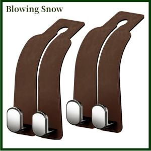 Blowing ตะขอแขวนที่พิงศรีษะของรถหนังนิ่มแบบพรีเมี่ยมตะขอแขวนคู่ที่แขวนที่ทำจากโลหะผสมรับน้ำหนักได้มากที่แขวนอเนกประสงค์