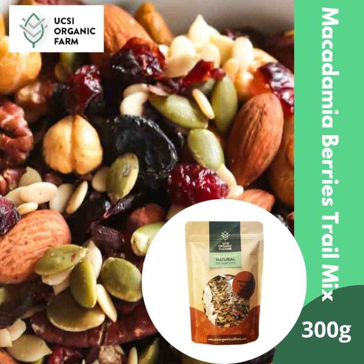 UCSI Organic-Macadamia Berries Trail Mix 300g | Lazada