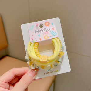 Set dây cột tóc màu pastel dễ thương sang trọng H18