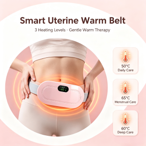 Menstrual Heating Belt Portable Abdomen Warm Pad for Women Period Cramp Relief