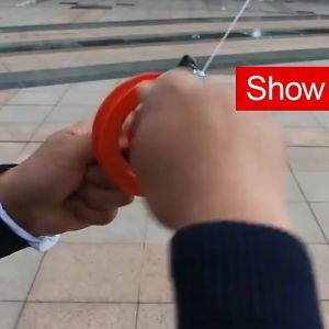 50M Children Flying Kite String Reel Grip Wheel Mini Small Kite Reel Winder Outdoor Kite Line Red