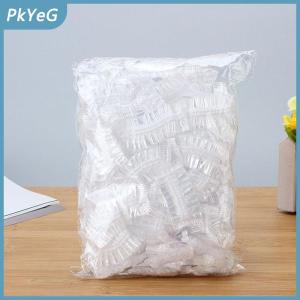 PkYeG 100pcs Disposable Earmuff Stransparent Waterproof Earmuffs Hair Dye Perm Color Plastic Earmuffs