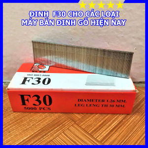 Đinh bắn gỗ F30 - Chuyên dụng cho tất cả các loại máy bắn đinh gỗ - Hộp 5000 đinh - Đổi trả 7 ngày đầu