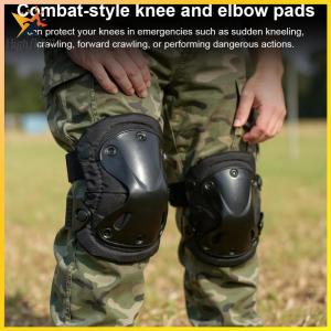 【HOSPORT】 4pcs Protective Gear Knee Pads Elbow Pads Tacticals Knee&Elbow Pads