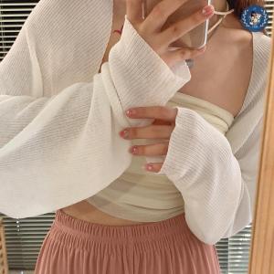 💥[A218] Áo khoác len nữ mỏng kiểu CÁNH DƠI DÁNG RỘNG tay dài dệt kim Quảng Châu chống nắng - L2M