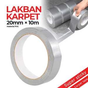 LAKBAN SELOTIP KARPET 10M MULTIFUNGSI SUPER KUAT ANTI AIR STICKY CLOTH FLOOR DUCT TAPE