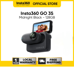 Insta360 GO 3S (128GB) 4K Tiny Waterproof Action Camera Hands-Free POV Video Capture Perfect for Travel Sports and Daily Vlogging