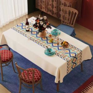TAPLAK MEJA MAKAN PREMIUM Waterproof Anti Air Tebal Awet Mudah dibersihkan Taplak Meja Estetik 140 cm x 180cm Cantik Design Modern