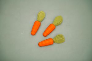 Chewbarka Rubber Carrot Dog Chew Toy | Chew & Bones Toys | Chew Training Toy for Dogs
