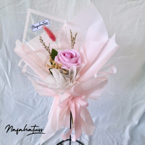 BUKET BUNGA PALSU ARTIFICIAL LOLI  HADIAH WISUDA/ ULANG TAHUN / HADIAH UNTUK PACAR