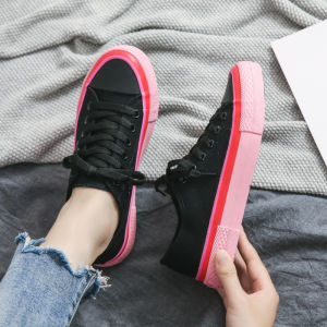Sneakers Wanita Kekinian Kanvas Polos Style Kasual Sepatu Jalan Kuliah Kerja Trendy COD SPT-47