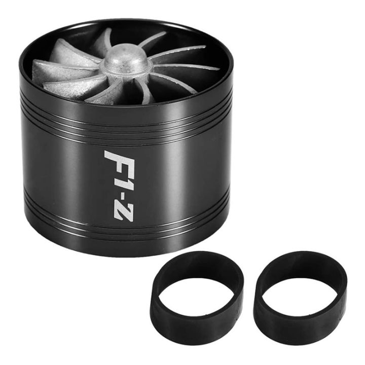 thumbnail interactive-video image 1 of Black Dual Fan Air Intake Turbo Supercharger – Fuel Saver For Honda (Aluminum Propellers) 1 of 3