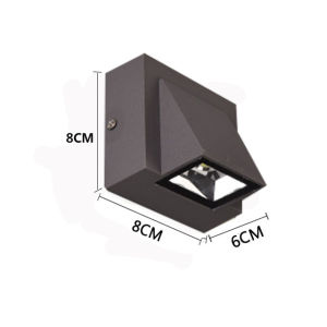 LED Wall Lamp Modern Waterproof Outdoor Lighting to Courtyard Garden Wall Decor Lamps Indoor Stairs Aisle Home Decors Sconces