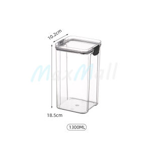Toples Penyimpanan Cereal Kedap Udara  Penyimpanan Bening Cereal Kontainer Makanan Kotak toples Penyimpanan Makanan Sebaguna Food Storage Jar Container Tempat Bumbu Wadah Snack