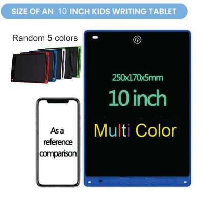 Craft.E LCD Drawing Tablet for Kids Reusable Writing Board Educational Learning Toy ABC 123 Practice Drawing Pad Children