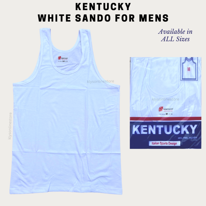 3pcs Kentucky Sando For Mens | White | klys bargain | Lazada PH