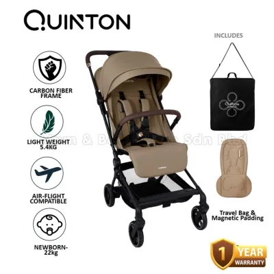 Quinton CARBON+ Ultra-Light Carbon Fiber Stroller Cabin Size Pushchair