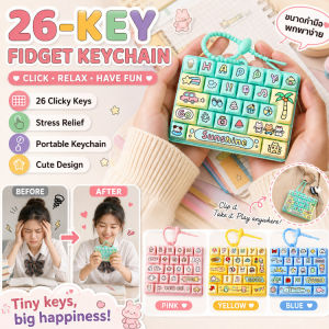 Gaming Keyboard Compact 26-Key Mechanical Keyboard Portable Mini Keypad Stress Relief Keyboard Mechanical Switch Small Keyboard for Office Students Study Desk Use