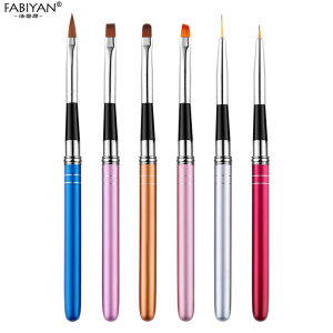 Nail Brush Nail Art Polish UV Gel Brush Lines Drawing Nail Brushes Carving Nails Pen Oblique Brush Nail Art Tools