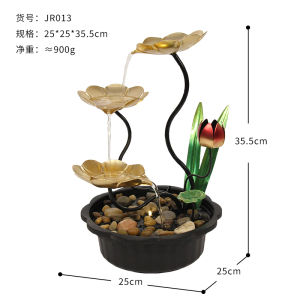 Tabletop Fountain Ornaments humidifier Home Gardening Decoration Rockery Water Fountain Crafts Gifts Desktop Decoration Creative Decorations Christmas gifts