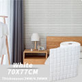 70x77cm Wallpaper foam self-adhesive bricks Stickers waterproof for Rough Wall cement wall paper for wall. 