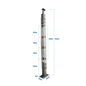Baluster Railing Post - Stainless 304