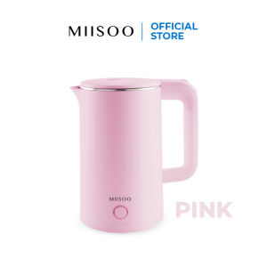 MIISOO Teko Listrik Pemanas Air Water Heater Stainless Steel Boiling Water 1.8L Food Grade Portable