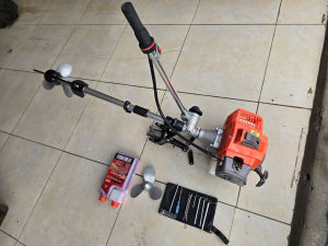 Máy Chạy Thuyền TL63cc (3.5hp/ nòng 48Li )kèm Nhớt 500ml và Chân Vịt phụ Máy chạy xuồng hơi composite.Động cơ đẩy thuyền