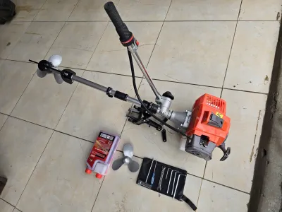 Máy Chạy Thuyền TL63cc (3.5hp/ nòng 48Li )kèm Nhớt 500ml và Chân Vịt phụ Máy chạy xuồng hơi composite.Động cơ đẩy thuyền