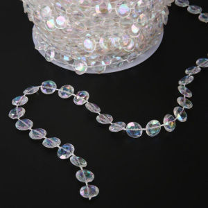[Limited Time Only] Christmas Decoration 30m Crystal Beads Curtains Garland Diamond Bead Curtain String Curtain DIY Wedding Party Decor