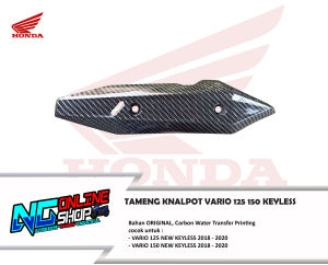 COVER KNALPOT VARIO 125 150 NEW 2018-2023 CARBON