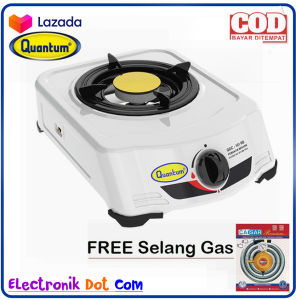 KOMPOR GAS QUANTUM 1TUNGKU QGC-101RB - PUTIH