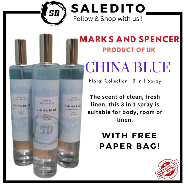 SaleDito) Marks and Spencer China Blue in Mist/UK/Imported